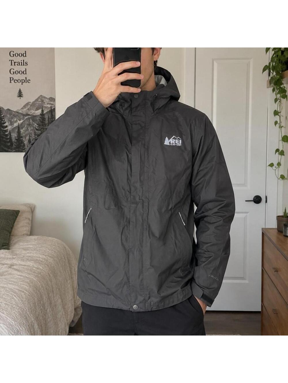 REI Co-op Peak 2.5L Rain Jacket Men’s Size Small